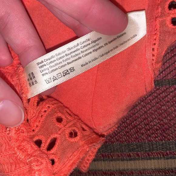 Free People Carrie Bralette in Lip Gloss Size Small - Picture 9 of 9